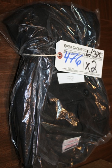 Times 2 - Large & 3XL black catering jackets