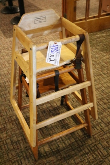 Times 2 - Wood high chairs