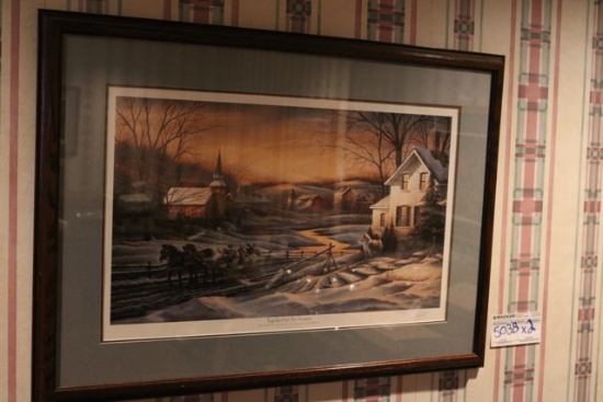 Times 2 - Framed Terry Redlin The Sharing Season & Together prints