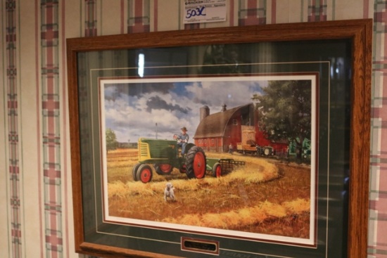 Framed Charles Freitag Oliver Twist print
