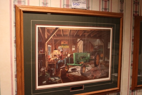 Framed Charles Freitag Restoration print
