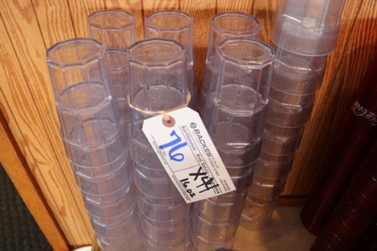 Times 44 - 16oz clear plastic soda cups