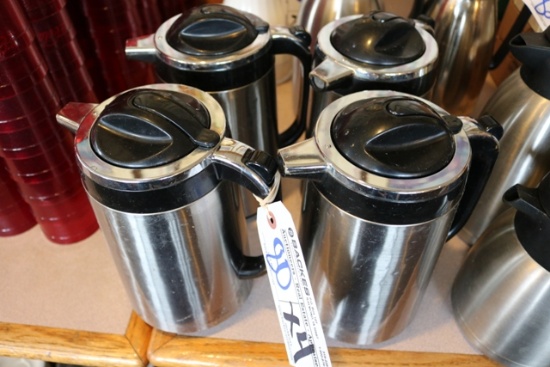 Times 4 - Stainless thermo coffee pots