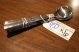 Times 6 - Stainless catering service spoons