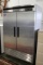 Turbo Air MSF49NM - 2 door stainless freezer