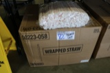 Case of 7200 count wrapped straws