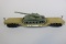 MTH US Army drop deck rail car with Solido Sherman M4 tank - (tank cost $50