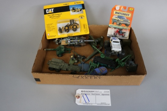 Flat to go- military & other die cast toys