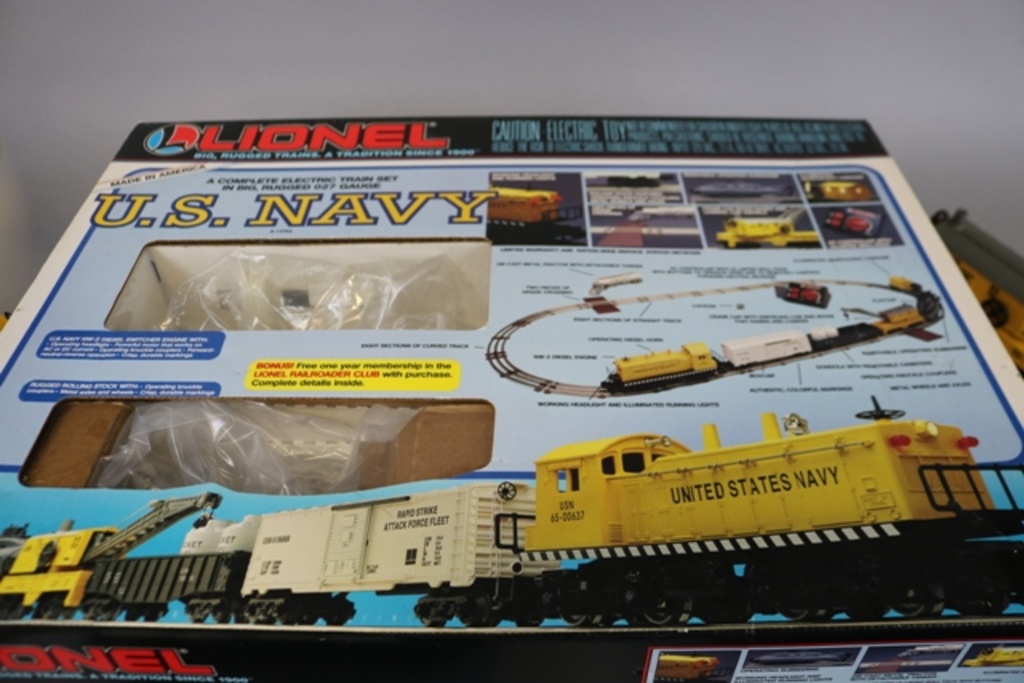 lionel us navy train set