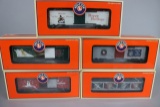 Times 5 - Lionel Xmas cars - 19491, 19998, 267690, 36243, 36733