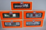Times 5 - Lionel Christmas cars - 19998, 26527, 26790, 36095, 36265