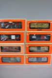 Times 8 - Lionel Holiday box cars - 16291, 16292, 16795, 16750, 26243, 2670