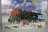 Rail King Rudolph  The Red Nosed Reindeer ready to run train set 2-8-0 stea