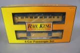 Rail King C&NW 4 car 60' streamlined passenger set 30-67089