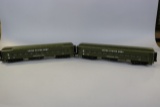 Times 2 - MTH 4769 and 4773 transportation corps. Passenger cars