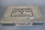 Marx Stream line steam type electric train Army supply - appears complete