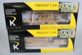 Times 2 - K-Line Operation Iraqi freedom flat car with missile K691-8029 &