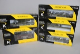 Times 5 - K-Line Freight cars - Army flat car K662-8012, Cannon car K662-80