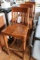 Times 3 - Oak bar chairs