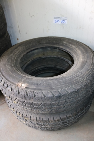 Times 2 - Used Corson LT215/85R16 tires