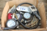Box of assorted compression test gauges