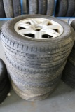 Times 4 - Used Bridgestone 255/60R16 - wheels and tires