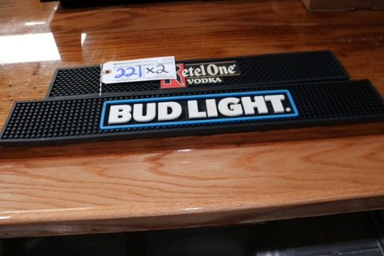 Times 2 - Retel One & Bud Light spill stop mats