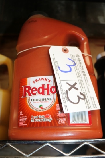 Times 3 - Franks Red Hot sauce