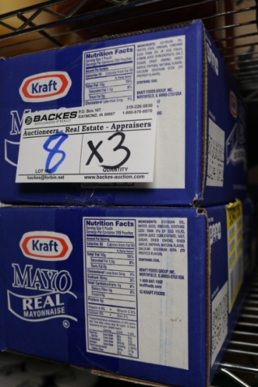 Times 3 - Cases Kraft real mayo