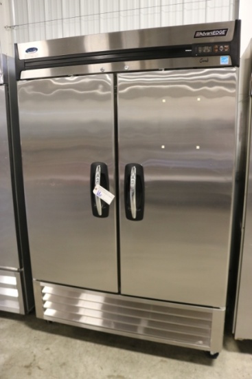 Norlake AdvantEDGE R49-S stainless 2 door cooler - nice