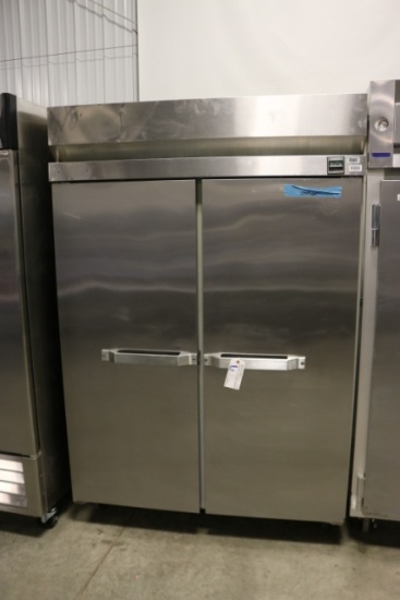 Hobart QF2 stainless 2 door freezer - clean unit - needs compressor