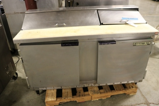 Bev Air 60" prep table as is
