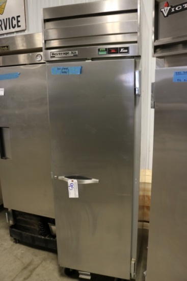 Bev Air BR24-1AS stainless 1 door cooler - working - no racks