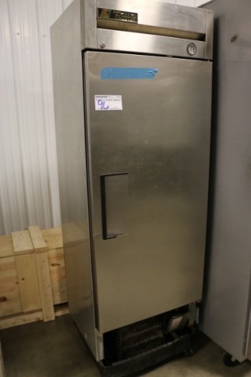True T-19F stainless 1 door freezer as is