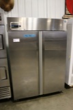 Hoshizaki CR2B-FS stainless 2 door cooler - nice - refrigerant added - work