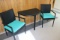 3 piece wicker set with 2 chairs and table