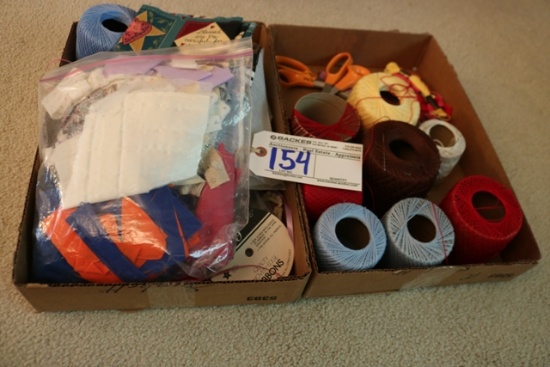 2 boxes of needle point sewing related