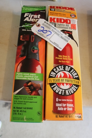 2 Kidde fire extinguishers C210