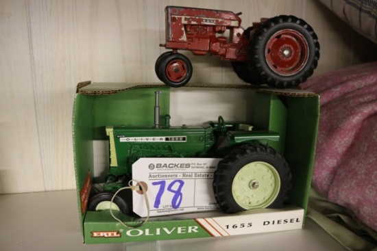 Pair to go Oliver an far mall toy tractors