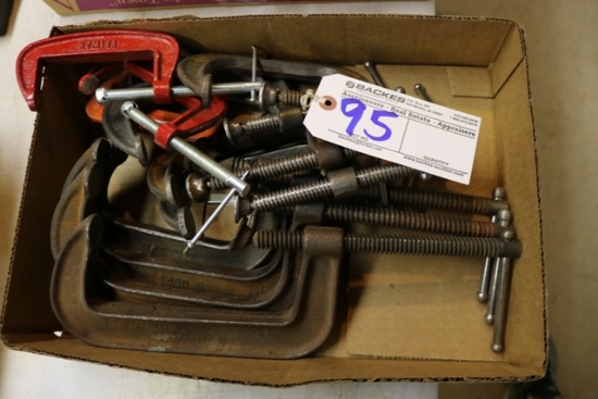 Box flat of C - Clamps 4" & 6"