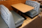 Times 4 - Blue vinyl 4 passenger booths with 30 x 44