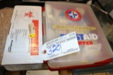 First aid kit & fluid cleanup kit