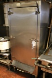 Stainless 1 door gas smoker oven - AS IS - Not hooked up