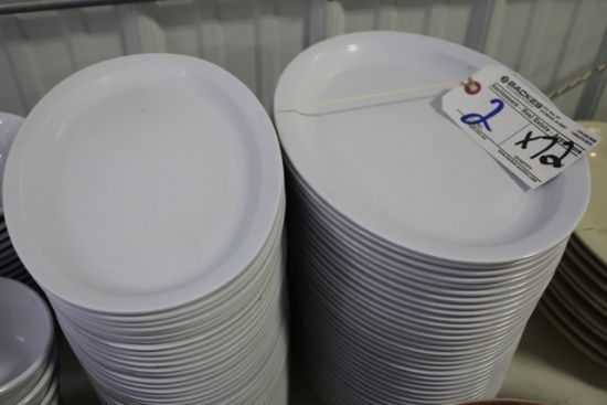 Times 72 - (36) 13" & (36) 11" melamine platters