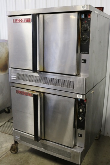 2009 Blodgett Zephaire gas stacked convection ovens