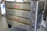 Fabulous Blodgett 981-P stacked gas slate deck pizza ovens, 50,000 btu, own