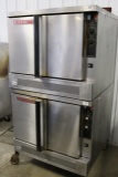 2009 Blodgett Zephaire gas stacked convection ovens