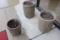 3 piece flower pot set