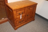 Wood office credenza