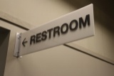 Restroom sign